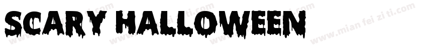 Scary Halloween字体转换